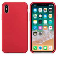 Capa / Case silicone iPhone X e XS Vermelha Nova