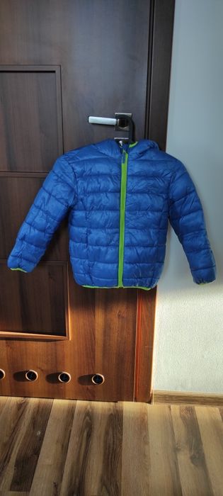 Kurtka niebieska zimowa rozmiar 116