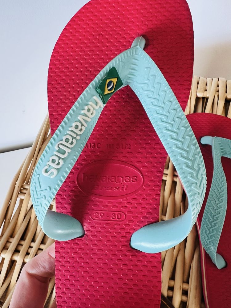 Piękne markowe laczki klapki japonki Havaianas rozmiar 29/30