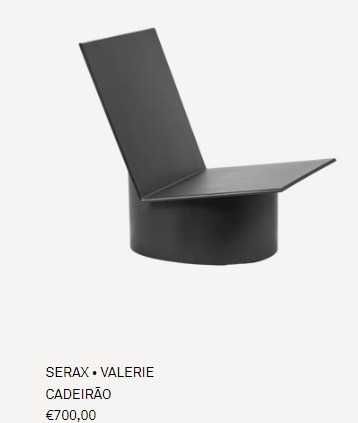 Serax - Lounge chair black Valerie