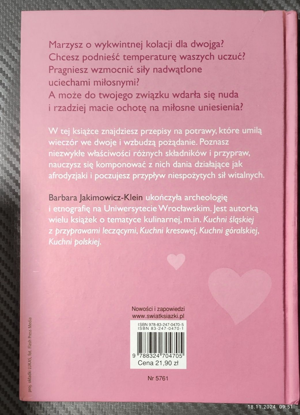 KUCHNIA EROTYCZNA Barbara Jakimowicz-Klein
