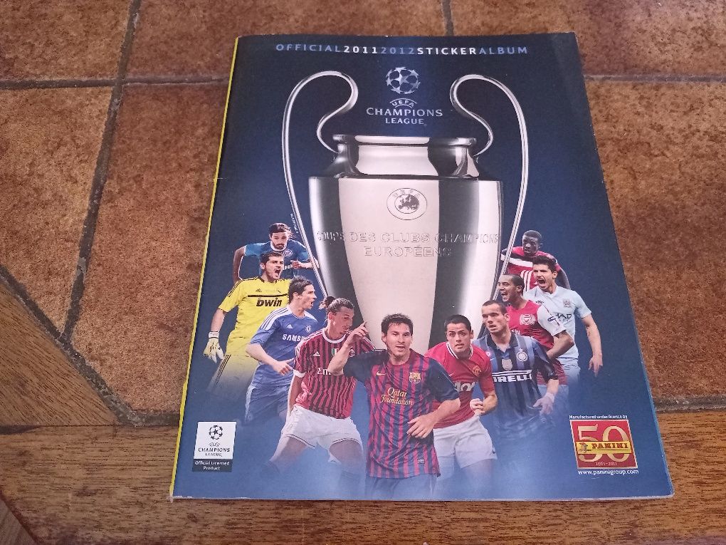 Cadernetas futebol, Portugal ouro + euro 2012 +  champions league 2011