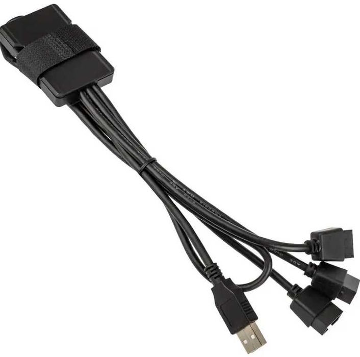 Концентратор USB хаб Lian Li Type A USB 2.0 male (PW-U2TPAB)