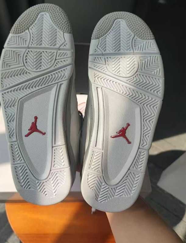Black\WhiteOreo*DamskieJordan 4 RetroUnisexTrampki r.40