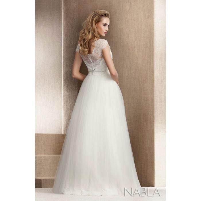 Suknia ŚLUBNA S36, na164cm +8cm Princessa NABLA