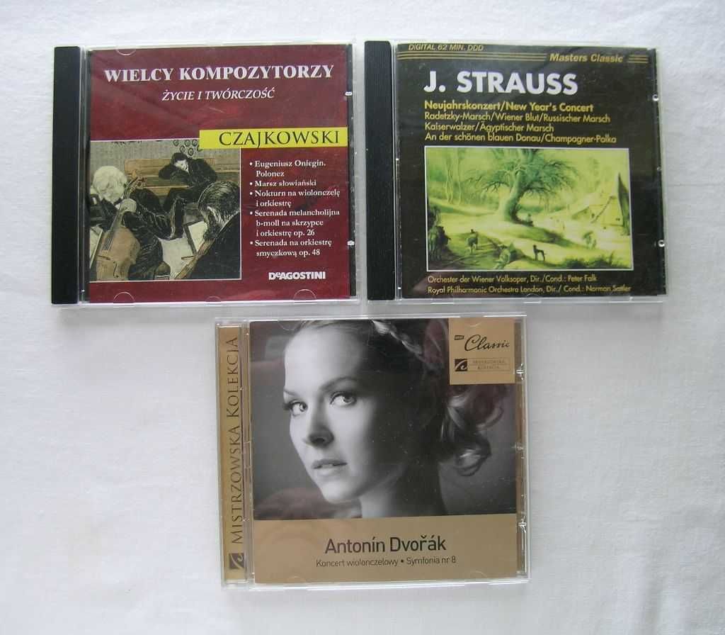 Strauss, Czajkowski, Dvorak - zestaw płyt CD