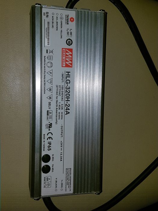 Zasilacz Mean Well HLG-320H-24A na 24V 320W
