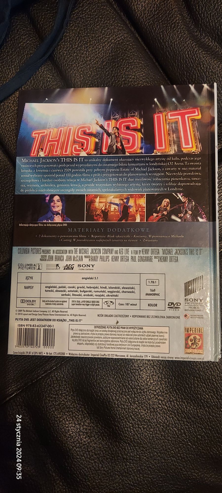 DVD Michael Jackson This is it
