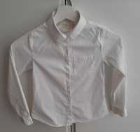 Biała koszula galowa 128cm