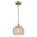 Lampa wisząca z kryształami