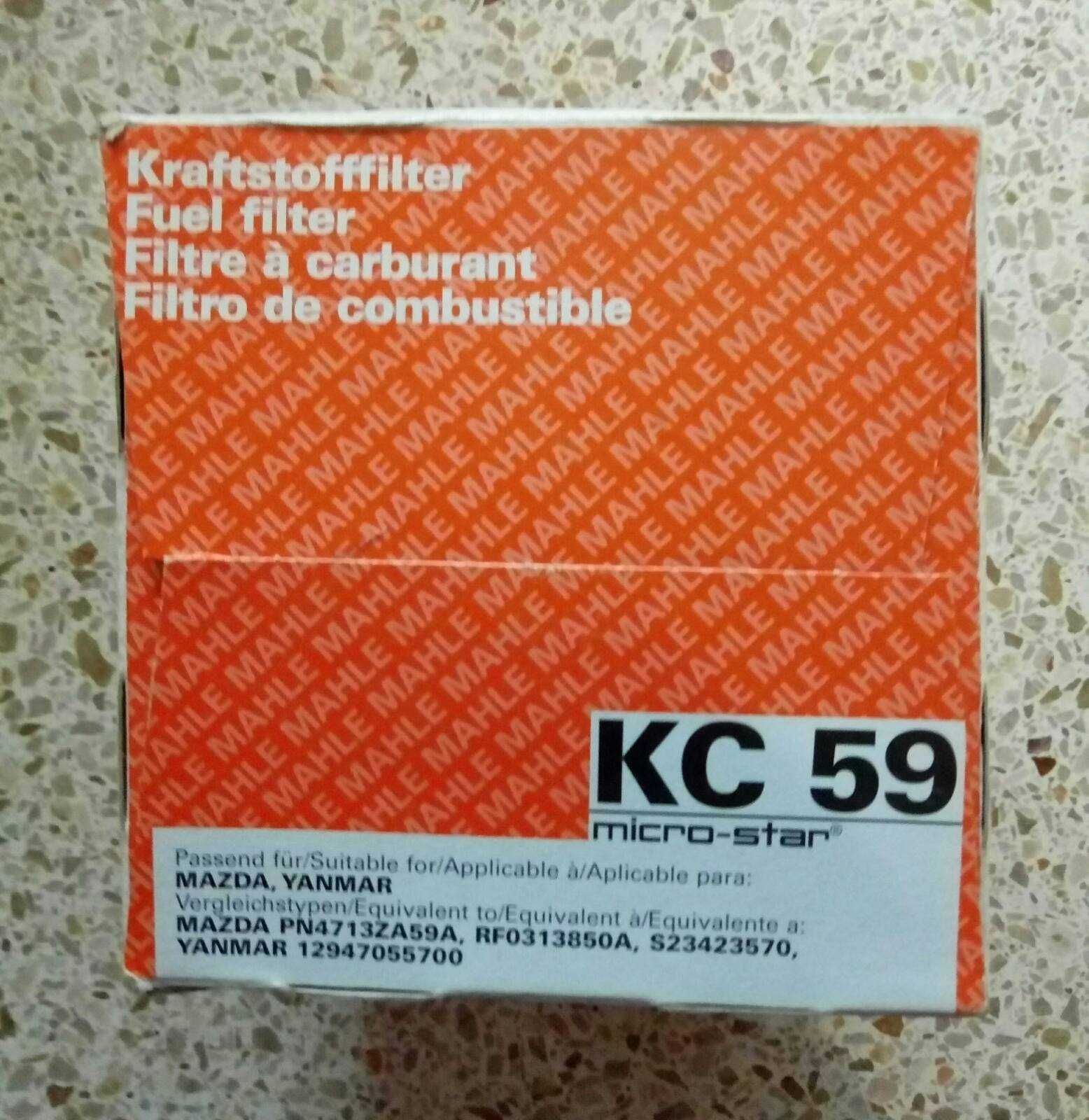 Фильтр тонкой очистки топлива Mahle/Knecht KC59