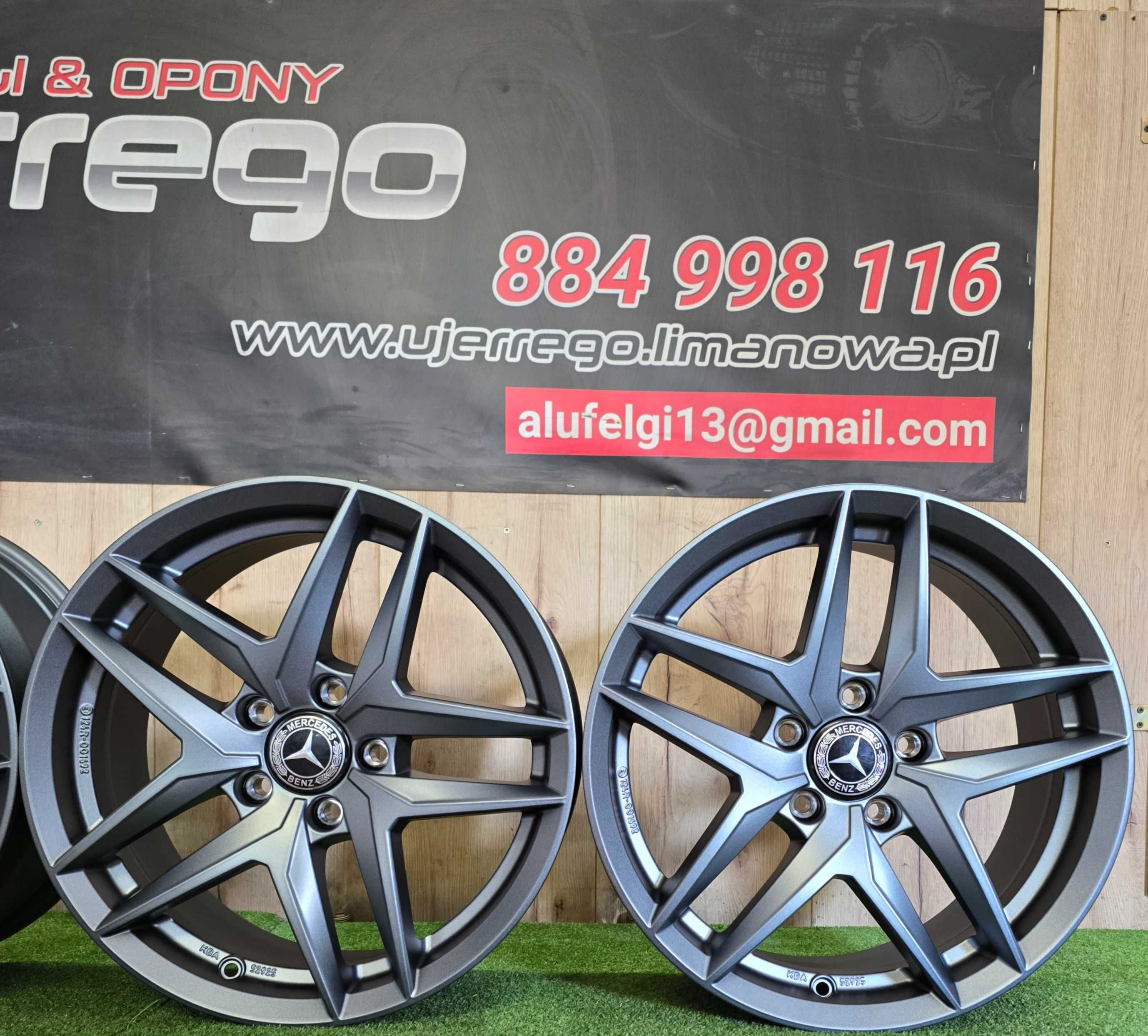 NOWE ALUFELGI MERCEDES 17x5x112 -  Cla, Gla, Glc, Klasa A, Klasa B