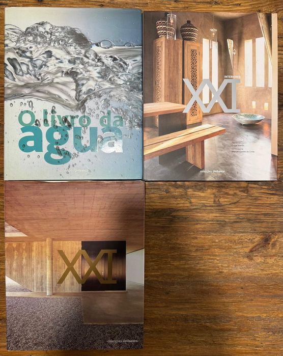 3 livros da colecção Unibanco