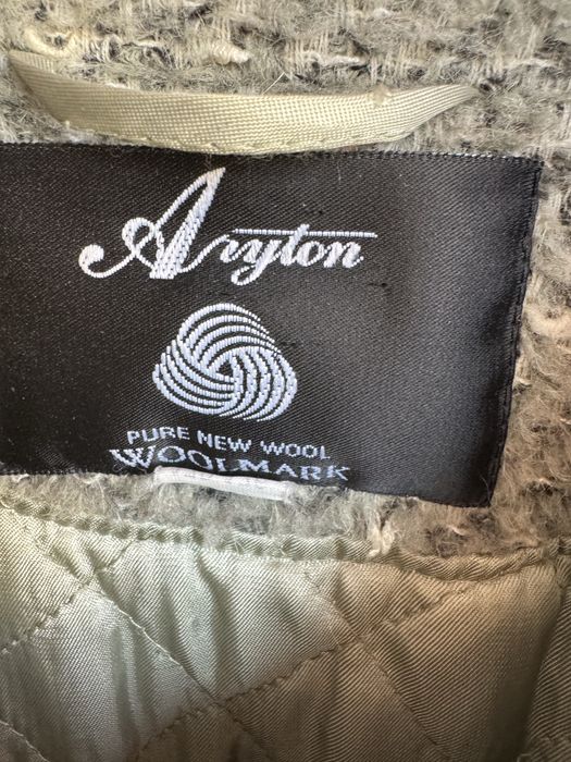 Szary wełniany płaszcz Aryton XL