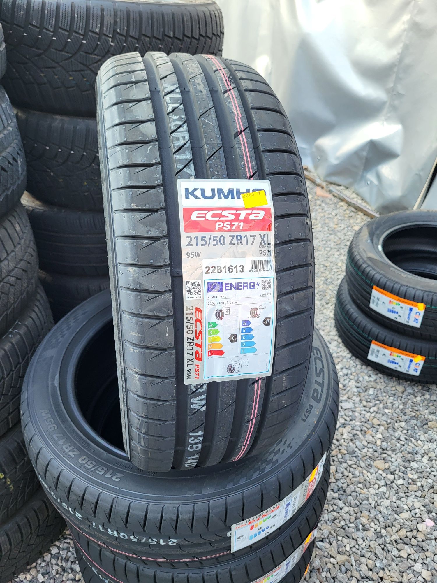 Opony letnie 215/50ZR17 95W Kumho Ecsta PS71 MONTAŻ ! FV!