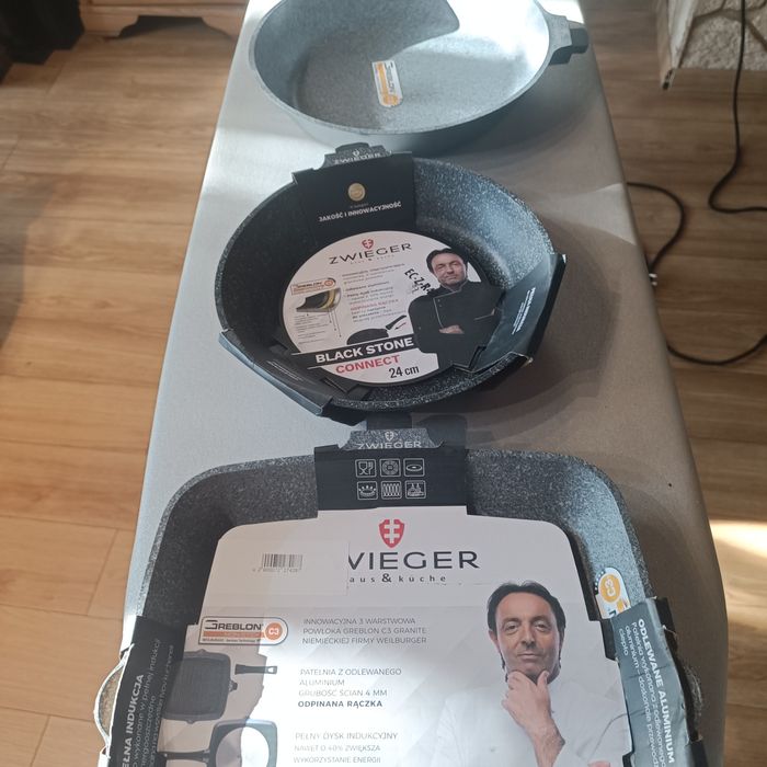 3 Patelnie Zwieger