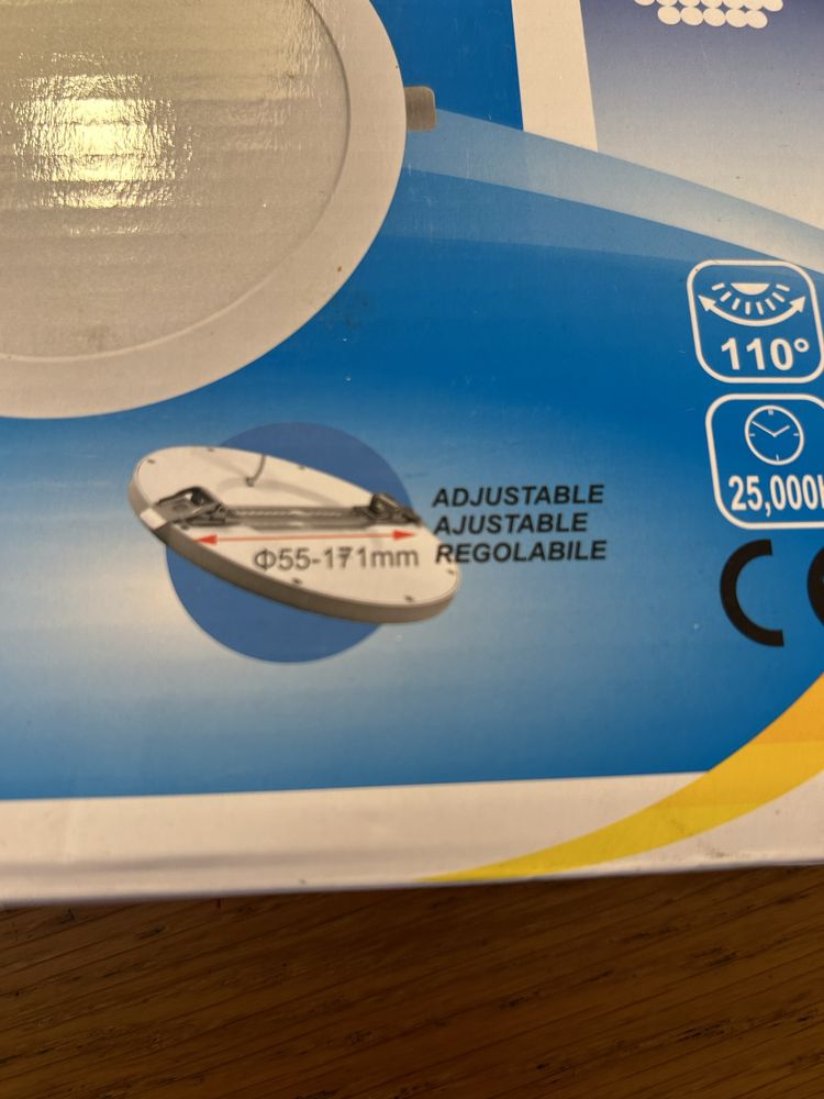 Foco Led branco 18w - 171mm diametro
