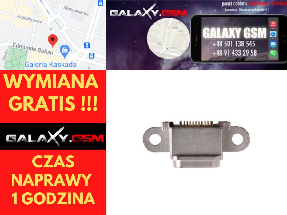 Samsung Xcover 3/4 G390 Oryg Złącze Micro USB Wym Szczecin