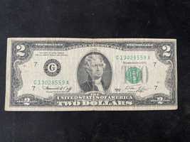 Банкнота 2 доллари 1976 року