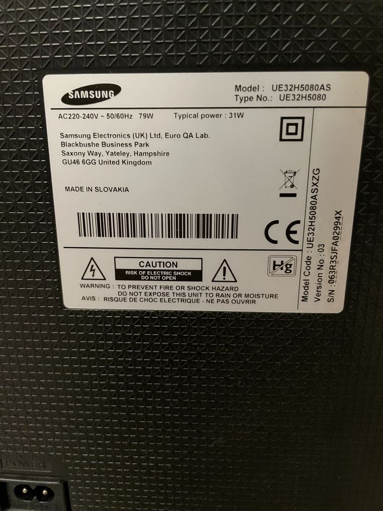 Телевизор Samsung UE32H5080AS