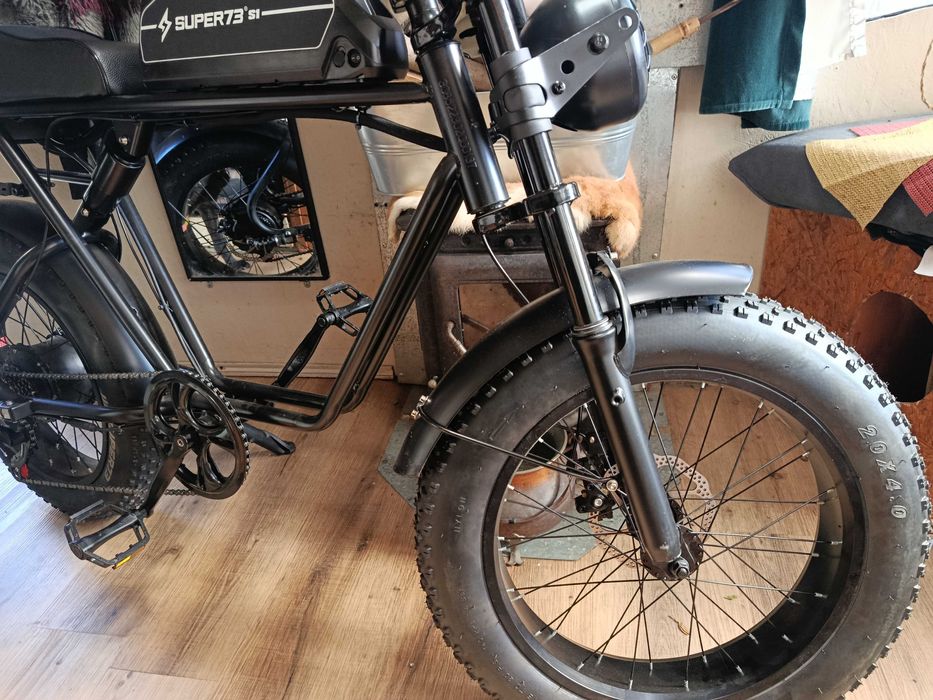 Bicicleta elétrica de montanha, fatbike com 2 baterias 1000€