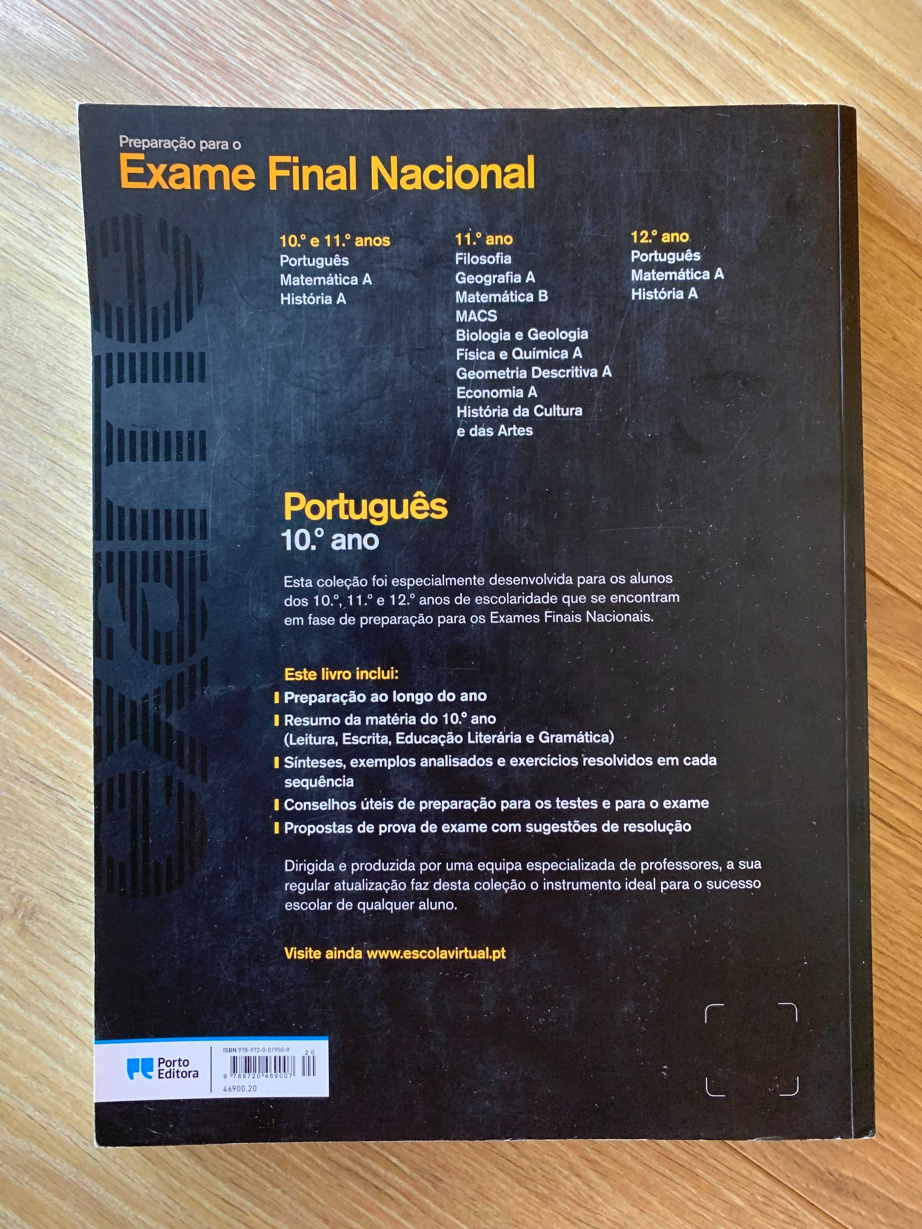 Livro preparação para o Exame Final Nacional de Português (NÃO USADO)