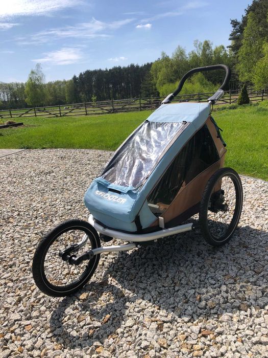 Przyczepka rowerowa wózek biegowy - 3w1 - Croozer Kid Plus AMORTYZACJA