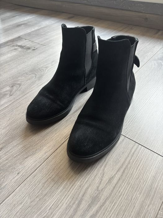 Kozaki botki zamszowe tommy hilfiger rozmiar 39