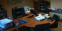 biurko dyrektorskie, szafa, zestaw biurowy