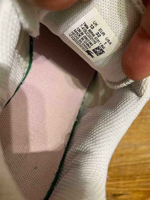 Lacoste кроссовки кросівки детские на девочку оригинал р.32