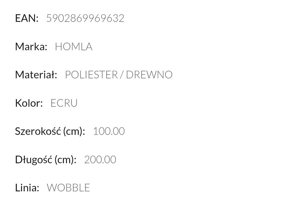 Hamak WOBBLE boho ecru 100x200 cm