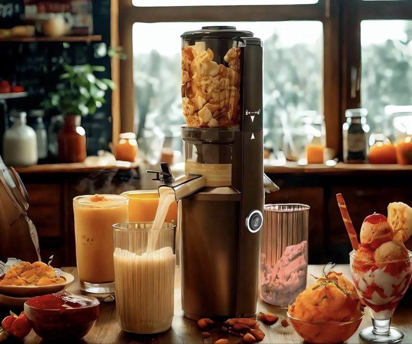 Sokowirówka wolnoobrotowa czarna