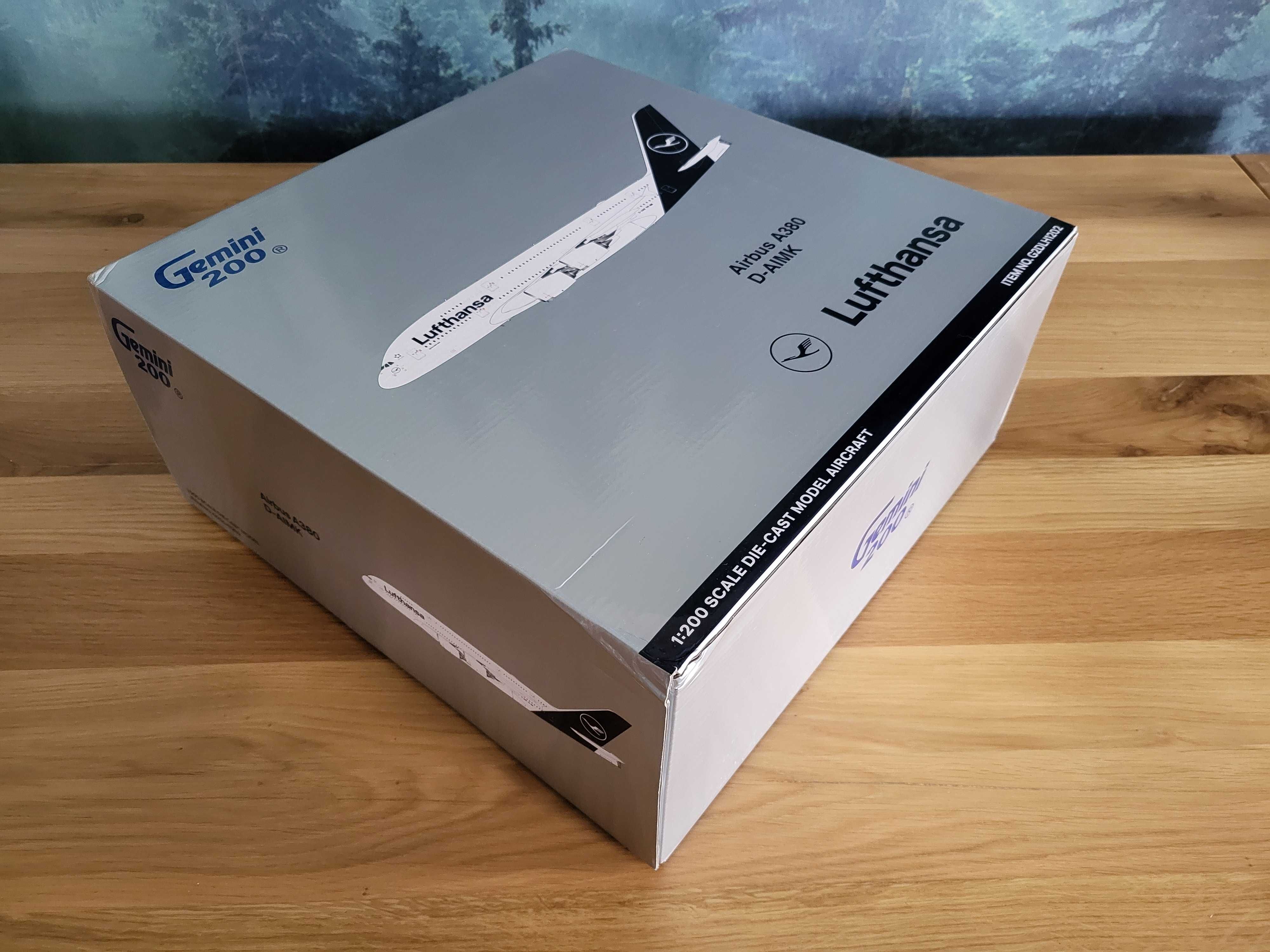 Model samolotu Lufthansa Airbus A380 D-AIMK GeminiJets 1:200