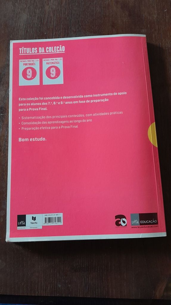 Preparar a prova final 3.°ciclo Português 9.° ano