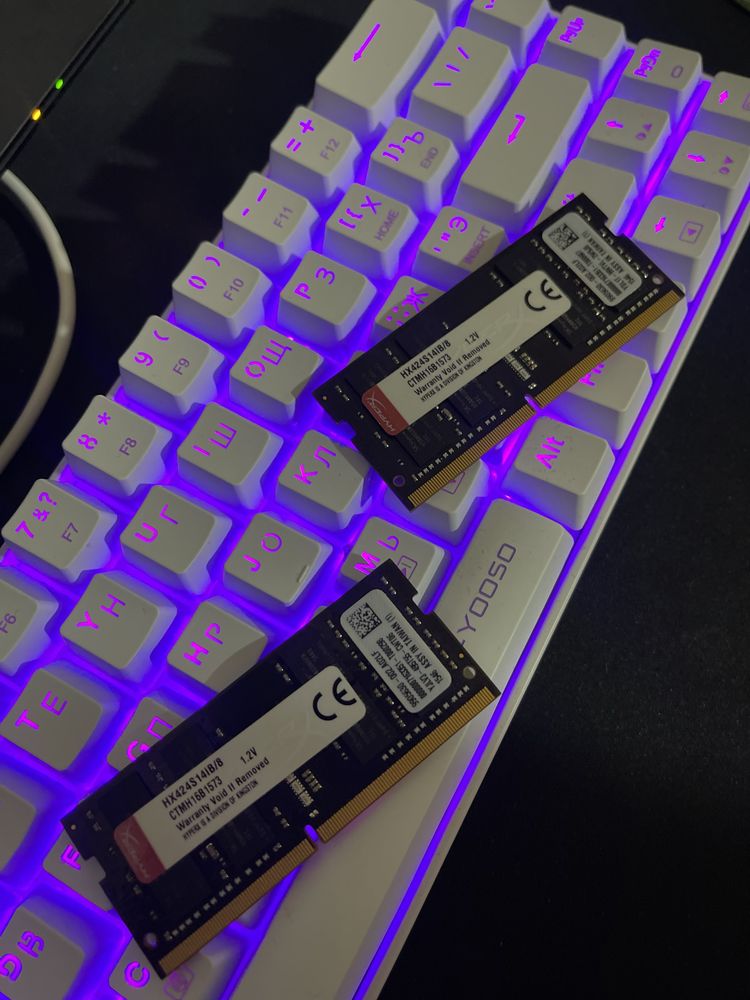 HyperX 16gb 2x8gb ОЗУ для ноутбука, минипк нетбук