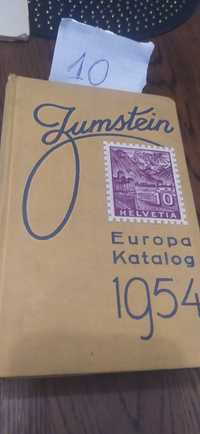 Briefmarken Katalog Zumstein 1954r