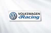 Baner plandeka 150x60 Volkswagen Racing gti vw