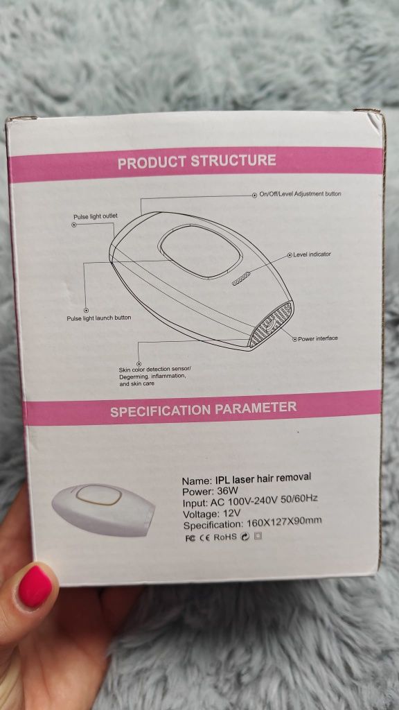 Depilator laserowy IPL