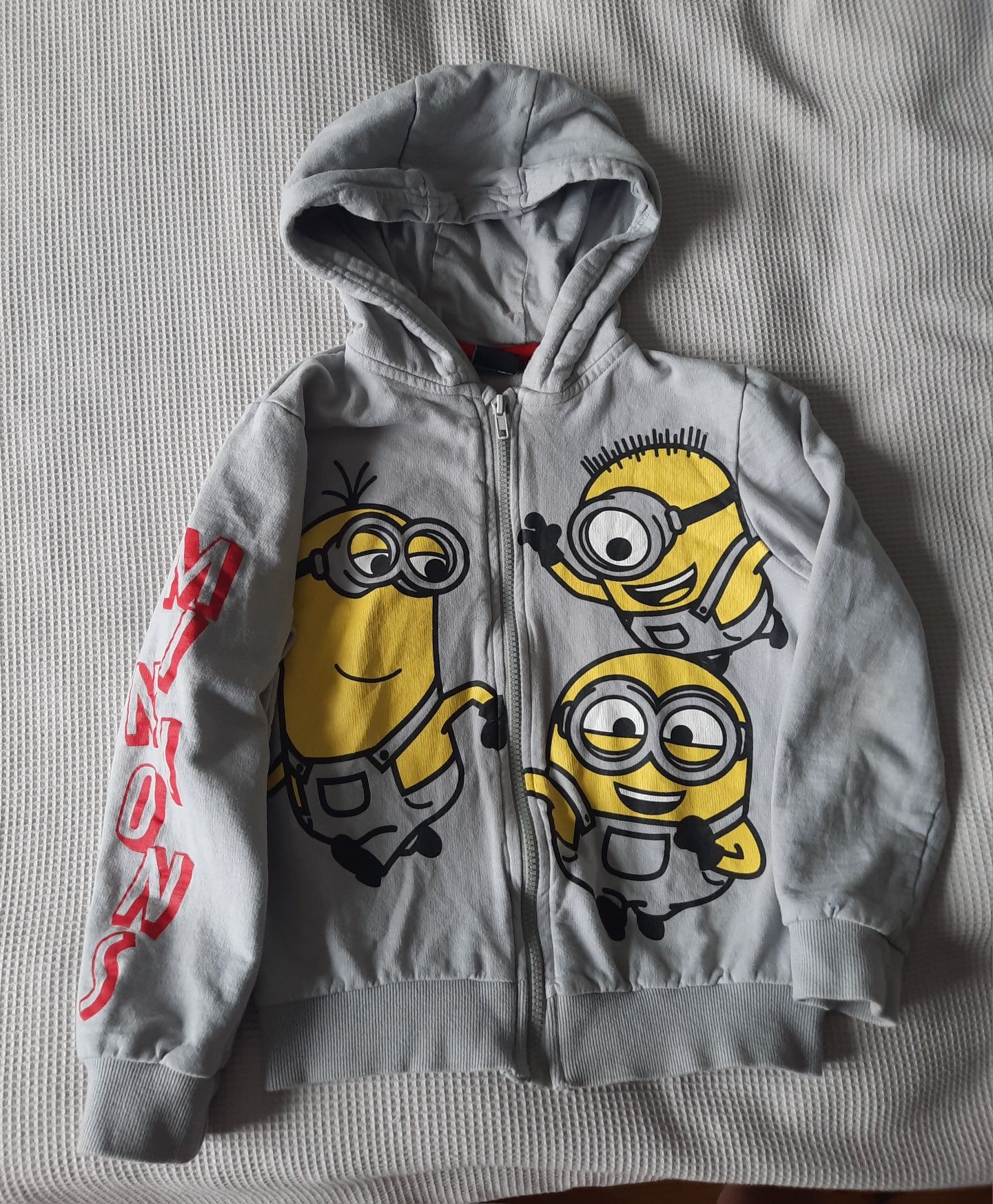 Szara bluza Minions, r. 128