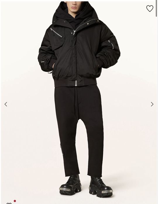 Thom krom oversized bomber jacket