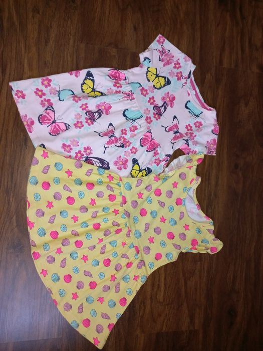Фирменные летние платья на девочку 1,5-2 года набором