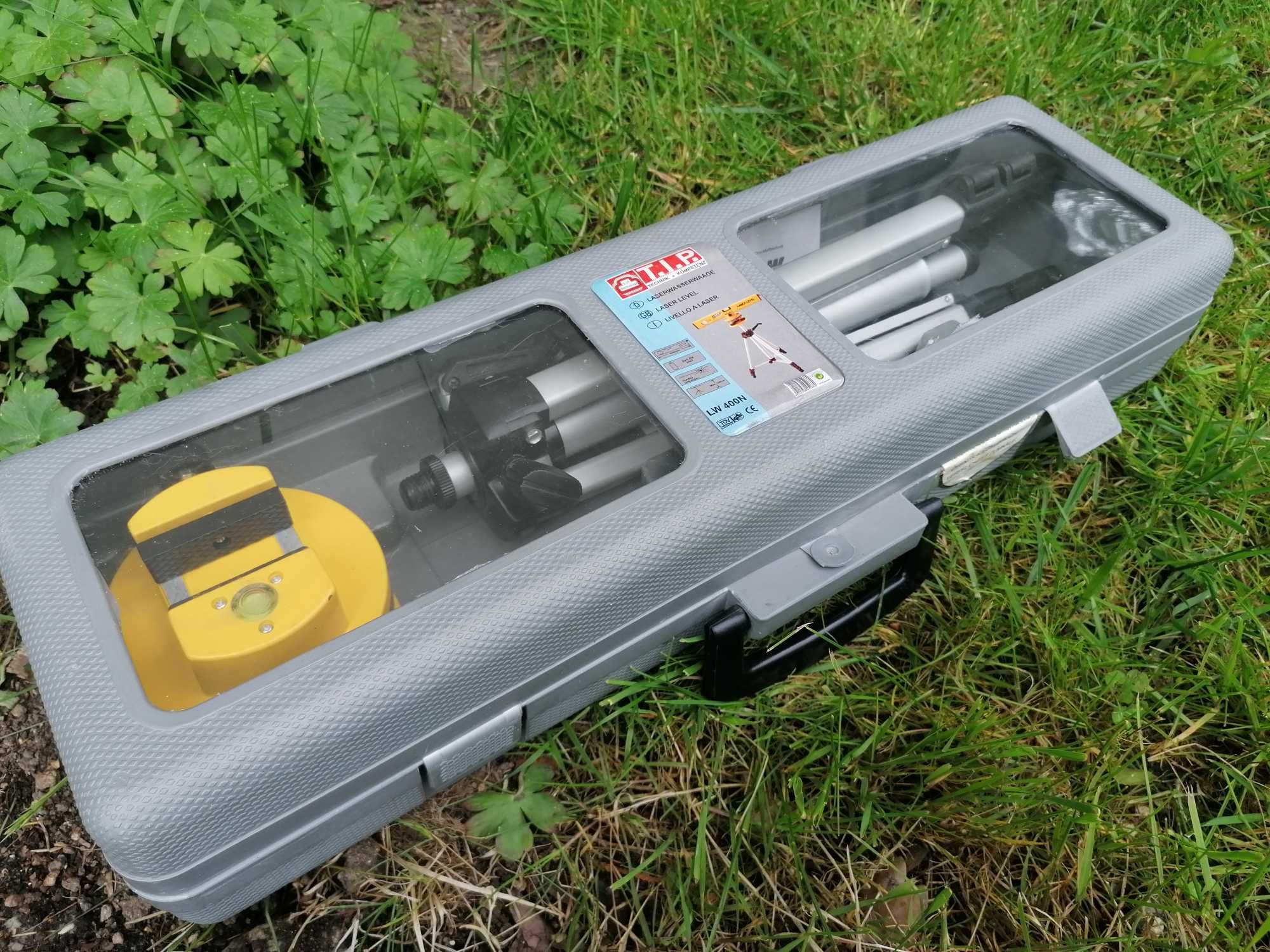 TIP LW 400N Niemiecka Poziomica Laserowa ze Statywem + Walizka