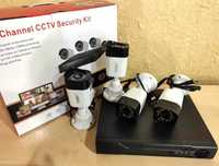 Комплект система камер видеонаблюдения повний контроль безпеки