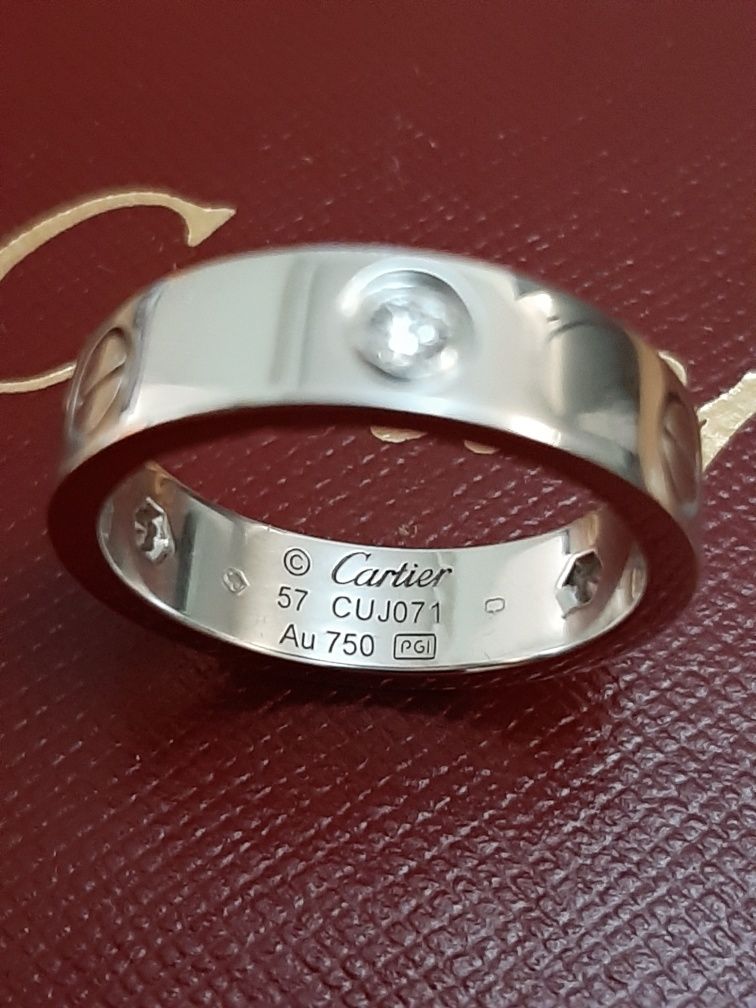 Золотые кольца с бриллиантами. Cartier.