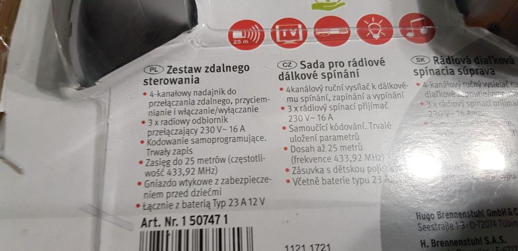 Zestaw zdalnego sterowania