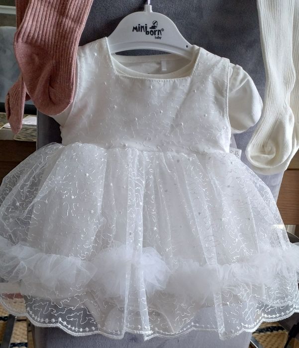 Sukienka Bolerko Chrzest Święty i sukienka Mayoral