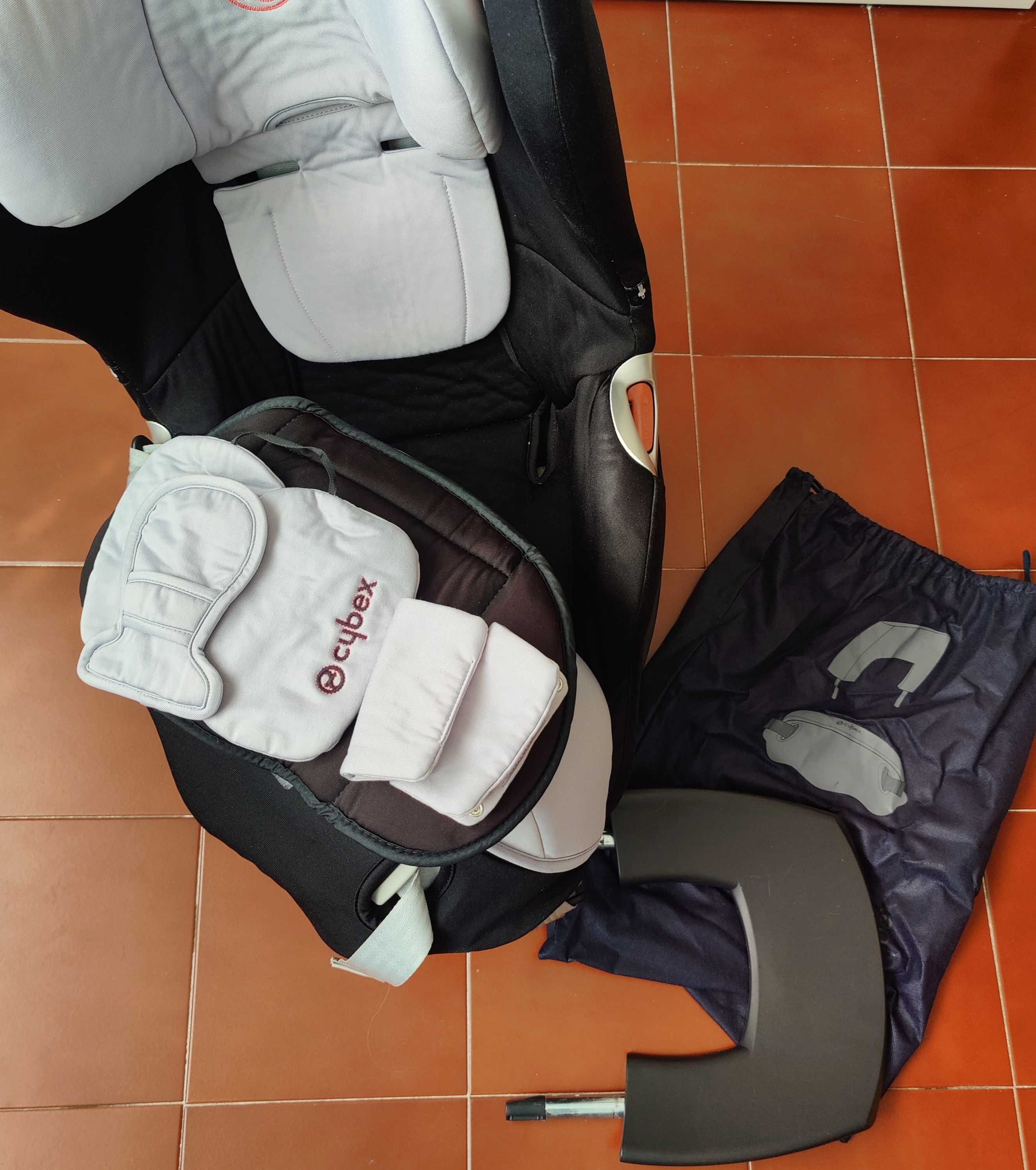 Caseira auto cybex sirona, isofix, rotatória, 0 aos 4 anos