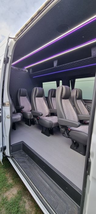 Zabudowa busa homologacja fotele 9 osobowy zabudowy busów Sprinter Man