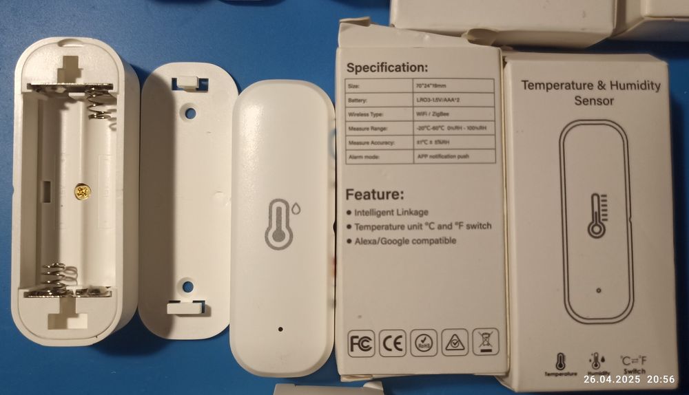 Wi-fi термодатчик для розумного будинку