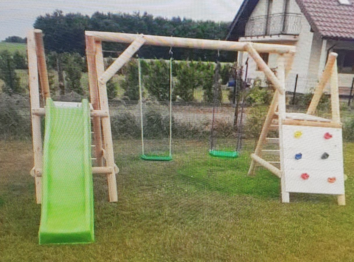 Plac zabaw z bali „Tymek” – własna produkcja!
